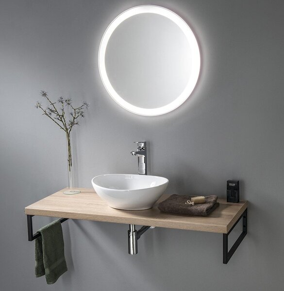 Aqualine Sapho, blat VEGA 82,5x45cm, stejar platinat, VG785