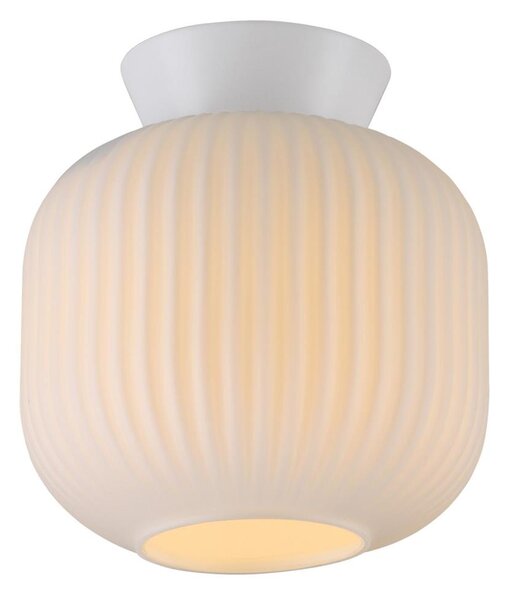 Schöner Wohnen 13574-16 - Plafonieră NAMI 1xE27/25W/230V, diam. 20 cm, albă