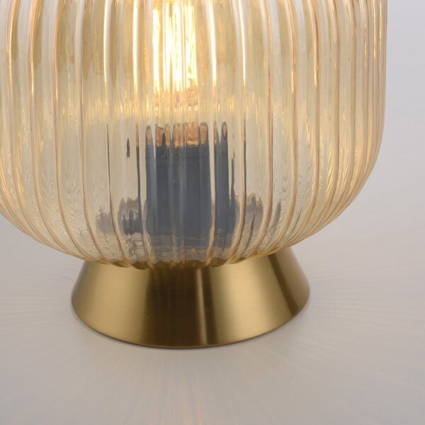 Lampă de masă NAMI Schöner Wohnen 13573-27, 1xE27/25W/230V, auriu/bej