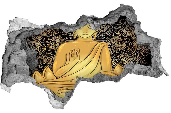 Autocolant autoadeziv gaură sitting buddha