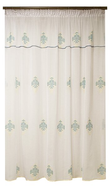 Perdea Velaria in heritage turcoaz, 200x170 cm