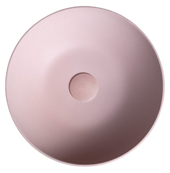 Sapho Sapho, lavoar de blat din beton FORMIGO, diametru 39cm, roz mat, FG321