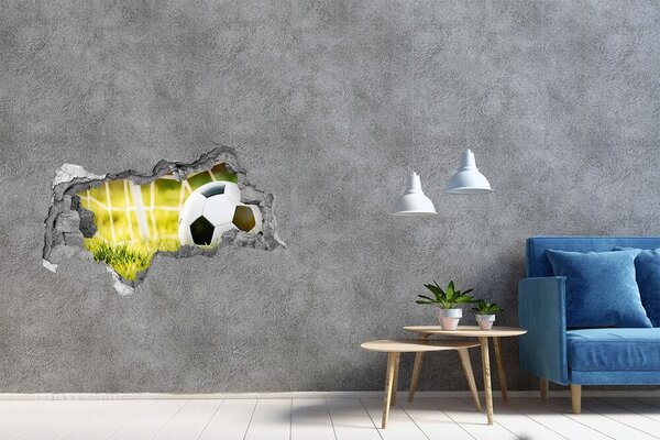 Autocolant 3D gaura cu priveliște Gol pe teren