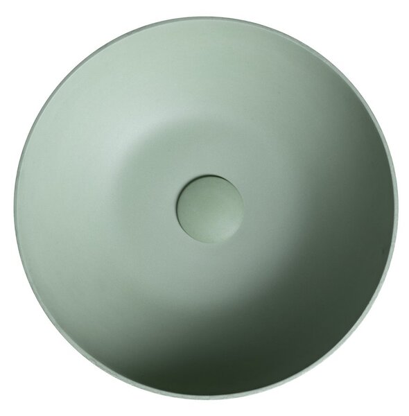 Sapho Sapho, lavoar de blat din beton FORMIGO, diametru 39cm, verde mat, FG323