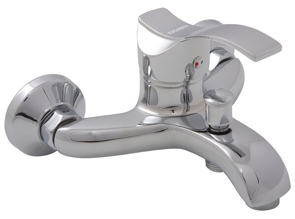 Kuchinox Argo, baterie de cadă cu montare pe perete 150 mm, cromată, LAV-BKA_010D