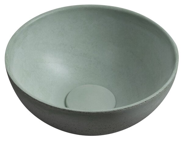Sapho Sapho, lavoar de blat din beton MINOR, diametru 26cm, verde mat, MR26023