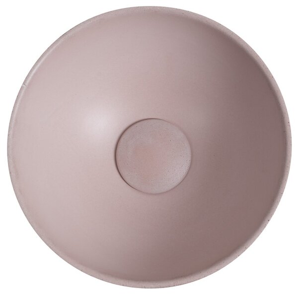 Sapho Sapho, lavoar de blat din beton MINOR, diametru 26cm, roz mat, MR26021