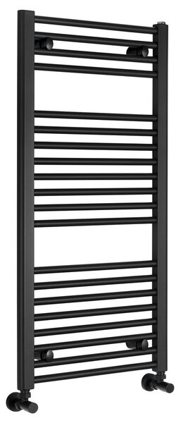 Aqualine Aqualine, radiator DIRECT cu racord lateral 450x960 mm, negru mat, ILR94B