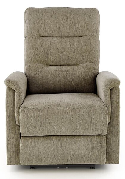 Fotoliu recliner Houston 1782, Măslin deschis, Tapiterie, 105x80x90cm, 39.6 kg
