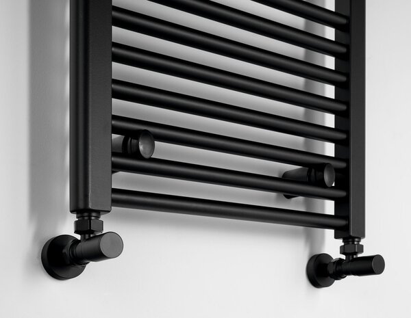 Aqualine Aqualine, radiator DIRECT cu racord lateral 450x960 mm, negru mat, ILR94B