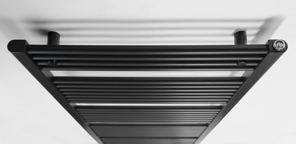 Aqualine Aqualine, radiator DIRECT cu racord lateral 600x1680 mm, negru mat, ILR66B