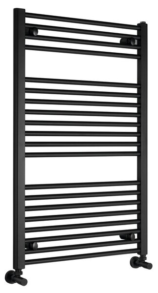 Aqualine Aqualine, radiator DIRECT cu racord lateral 600x960 mm, negru mat, ILR96B