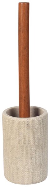 Sapho Sapho, suport perie de toaletă CRAFT, salcâm/bej, 8568