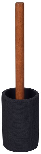 Sapho Sapho, suport perie de toaletă CRAFT, salcâm/negru, 8572