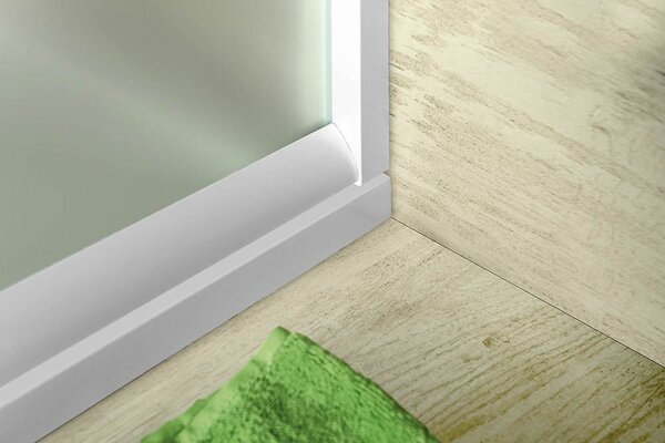 Aqualine Aqualine, paravan de duș dreptunghiular AMADEO 1100x800mm versiune L/P, sticlă cărămidă, BTS110BTP80