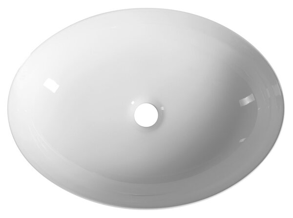 Aqualine Aqualine, Chiuvetă de blat ceramică, 50,5x37 cm, alb, 50361