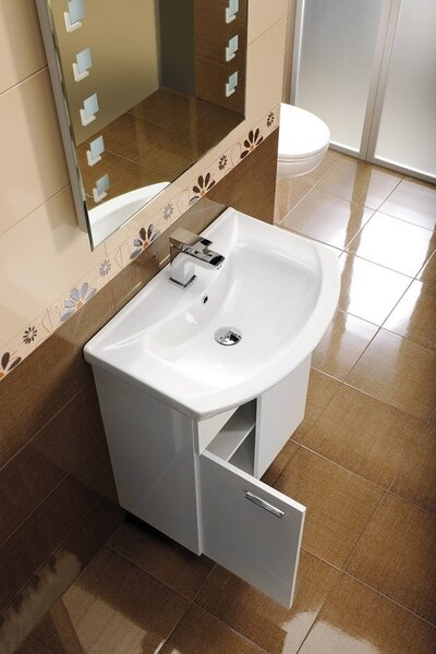 Aqualine Lavoar ceramic Aqualine, ZERO, alb, 55x43.5cm, 6055