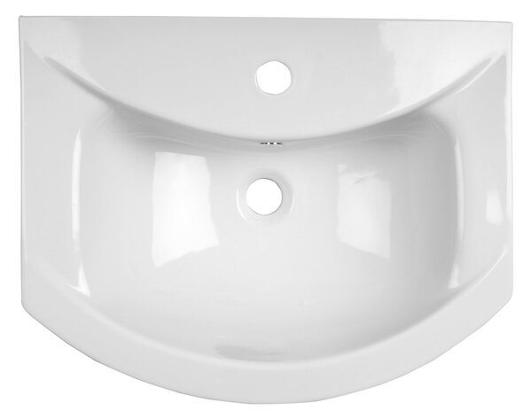 Aqualine Lavoar ceramic Aqualine, ZERO, alb, 55x43.5cm, 6055