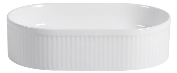 Erga Halle, lavoar de blat 490x315x130 mm, alb lucios, ERG-V03-HALLE49-WH