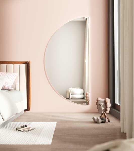 Erga Kori, oglindă LED semicirculară 80x160cm, 3220 lm, 3 culori de lumină, ERG-V01-KORI-8016-CL