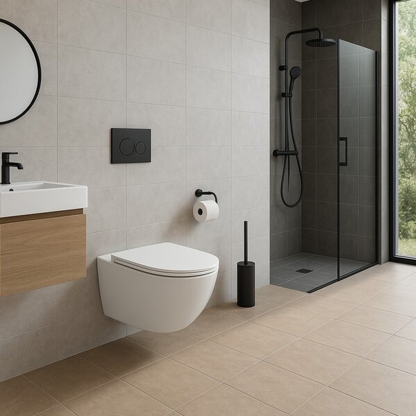 Erga Lily+, vas de toaletă suspendat 490x370x365mm, fără rampă Tornado 2 + capac WC cu închidere silențioasă, alb, ERG-V03-LILY-TO2-WH
