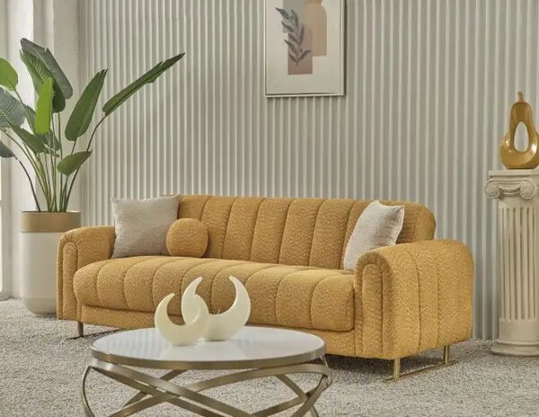Canapea extensibila 3 locuri cu lada de depozitare Bonita