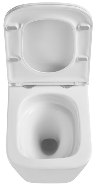 Erga Mery+, vas WC suspendat 515x360x360mm, fără rampă Tornado 2 + capac WC cu închidere lentă, alb, ERG-V03-MERY-TO2-WH