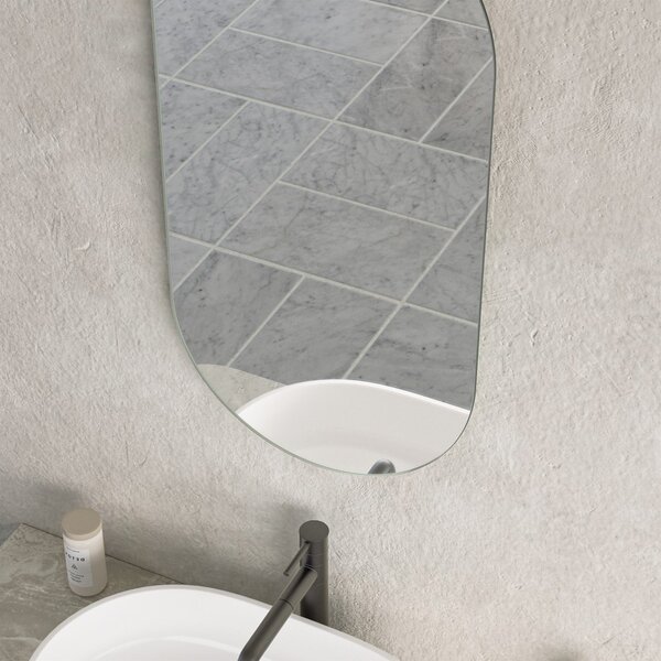 Erga Oval, oglinda ovala 40x80cm, ERG-V01-OVAL-4080-CL