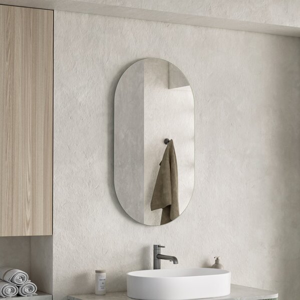 Erga Oval, oglindă ovală 50x90cm, ERG-V01-OVAL-5090-CL