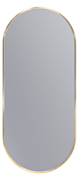 Erga Oval, oglinda ovala 40x90cm, rama aurie, ERG-V01-OVAL-4090-GD