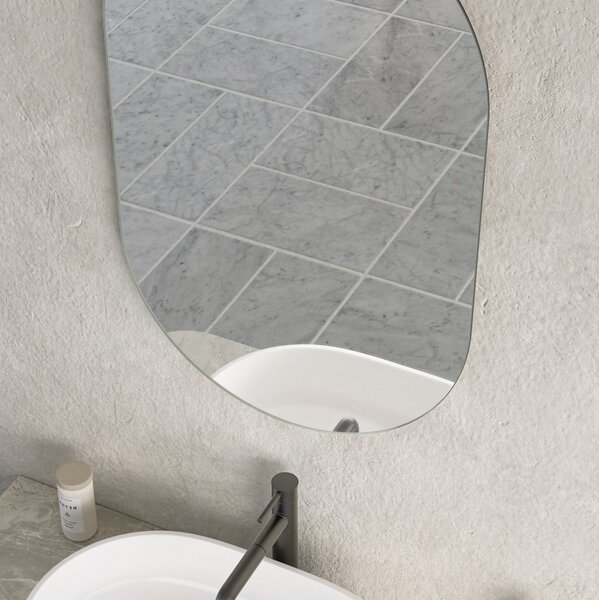 Erga Oval, oglinda ovala 50x80cm, ERG-V01-OVAL-5080-CL