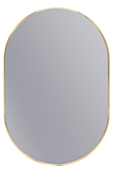 Erga Oval, oglindă ovală 60x90cm, ramă aurie, ERG-V01-OVAL-6090-GD