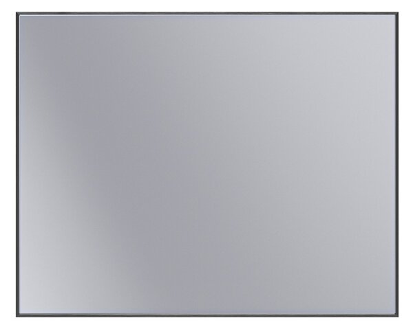 Erga Rectangle, oglindă dreptunghiulară 100x80 cm, ramă neagră, ERG-V01-RECTAGLE-1080-BK