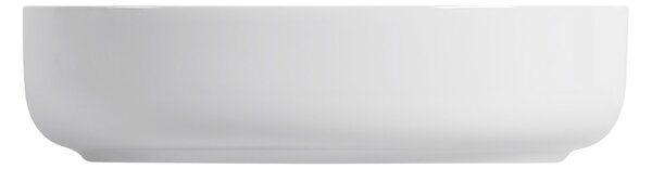 Erga Oval, lavoar de blat 550x400x140 mm, alb lucios, ERG-V03-OVAL55-WH
