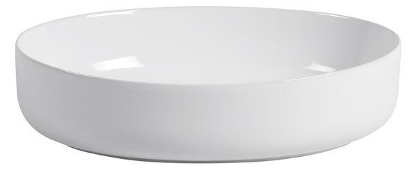 Erga Oval, lavoar de blat 550x400x140 mm, alb lucios, ERG-V03-OVAL55-WH