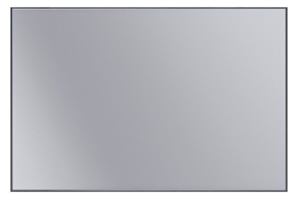Erga Rectangle, oglindă dreptunghiulară 120x80 cm, ramă neagră, ERG-V01-RECTAGLE-1280-BK