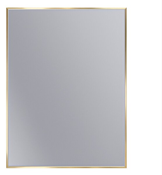 Erga Rectangle, oglindă dreptunghiulară 60x80 cm, ramă aurie, ERG-V01-RECTAGLE-6080-GD
