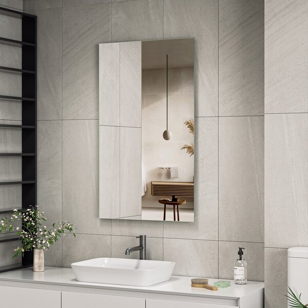 Erga Rectangle, oglindă dreptunghiulară 60x100 cm, ERG-V01-RECTAGLE-6010-CL