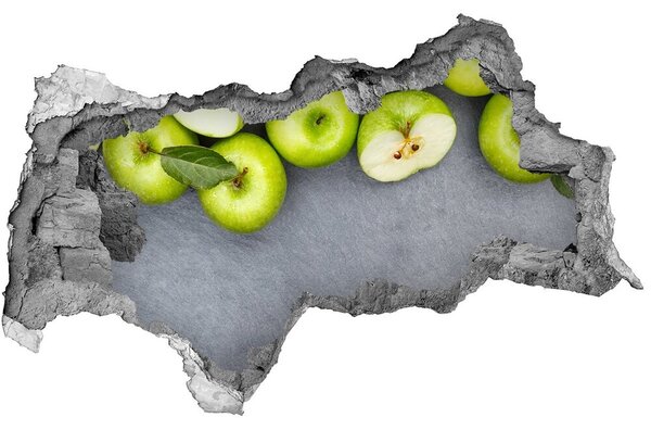 Autocolant autoadeziv gaură mere verzi