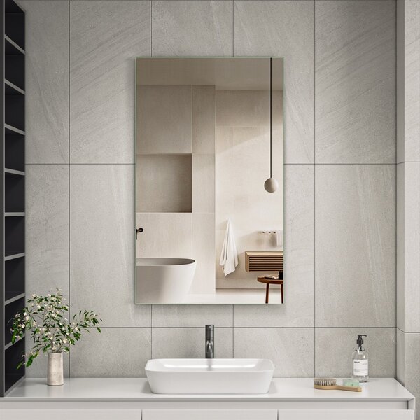 Erga Rectangle, oglindă dreptunghiulară 60x100 cm, ERG-V01-RECTAGLE-6010-CL