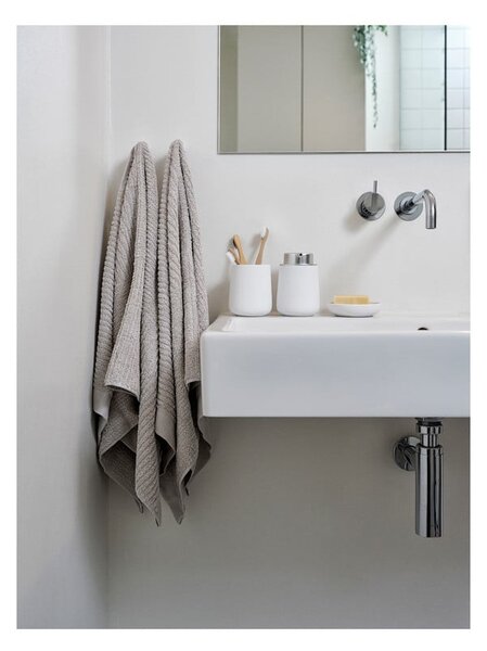 Prosop din bumbac 100 % Zone Classic, 70 x 140 cm, gri deschis