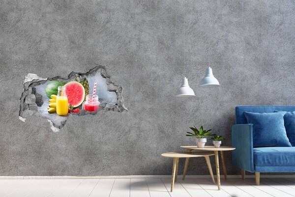 Fototapet un zid spart cu priveliște Paradisul cocktailurilor cu fructe