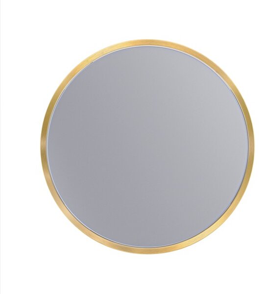 Erga Round, oglindă rotundă 30cm, ramă aurie, ERG-V01-ROUND-3030-GD