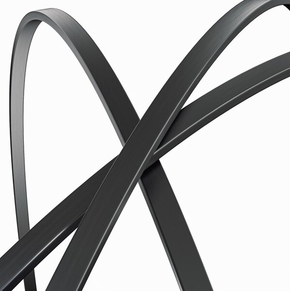 Erga Round, oglindă rotundă 60cm, ramă neagră, ERG-V01-ROUND-6060-BK