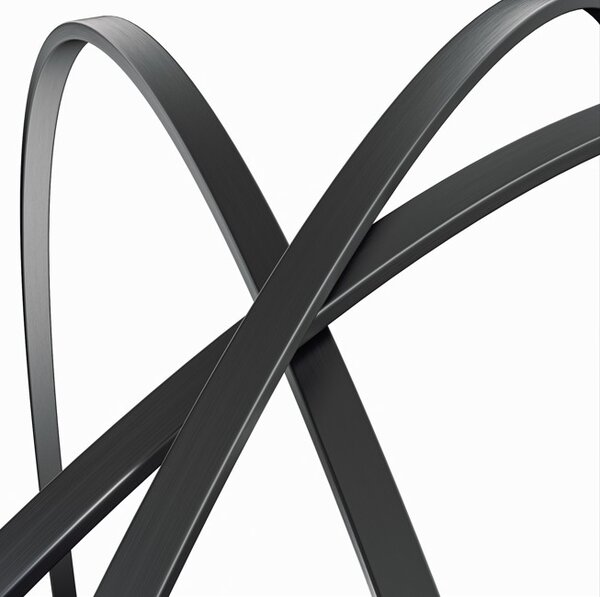 Erga Round, oglindă rotundă 40cm, ramă neagră, ERG-V01-ROUND-4040-BK