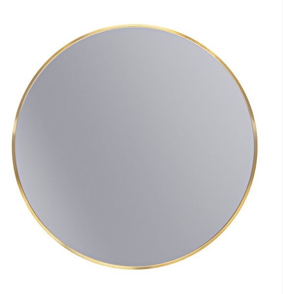 Erga Round, oglindă rotundă 70cm, ramă aurie, ERG-V01-ROUND-7070-GD