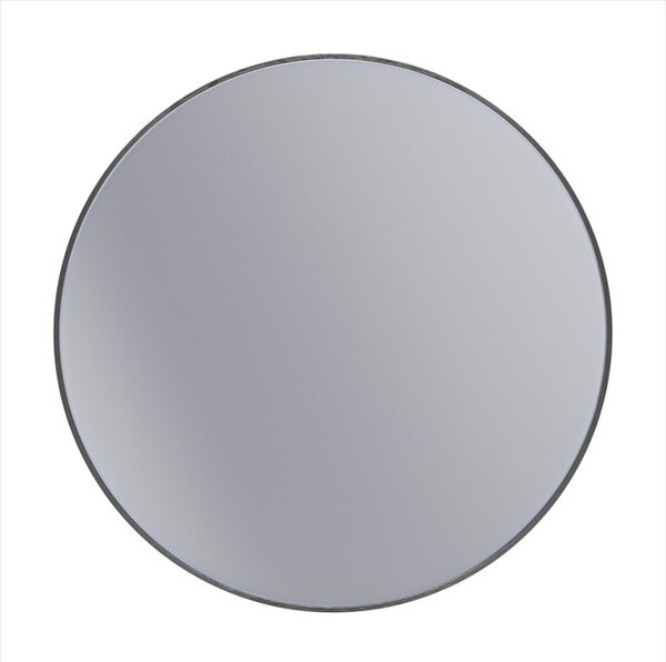 Erga Round, oglindă rotundă 80cm, ramă neagră, ERG-V01-ROUND-8080-BK