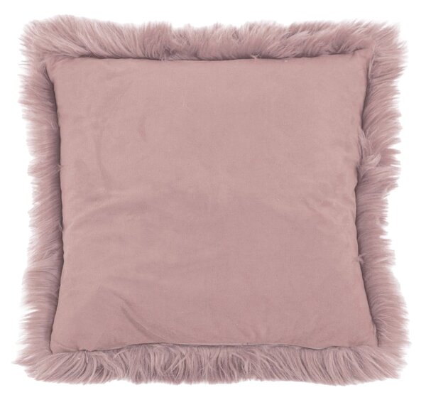 Pernă Tiseco Home Studio Sheepskin, 45 x 45 cm, roz