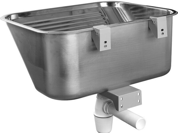 Kuchinox Chios, chiuvetă de bucătărie din oțel inoxidabil 450×550×210 mm, oțel inoxidabil lustruit, LAV-SKN_090T