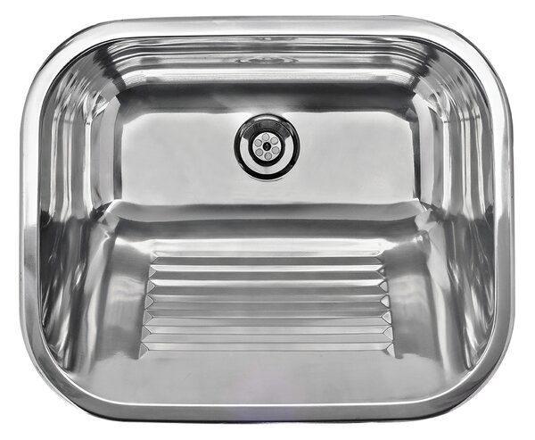 Kuchinox Chios, chiuvetă de bucătărie din oțel inoxidabil 450×550×210 mm, oțel inoxidabil lustruit, LAV-SKN_090T
